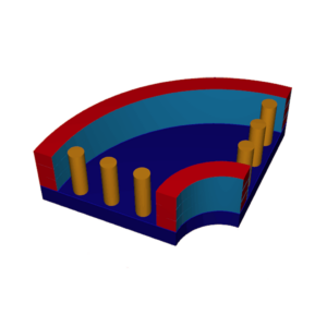 Hindernisbahn 90 Grad Kurve