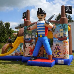Hüpfburg Pirat mit Rutsche