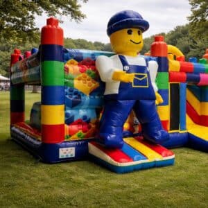 Hüpfburg Bauarbeiter