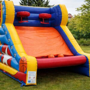 Basketball Wettkampf mieten Eventmodul Saarbrücken Saarland – aufblasbares Basketball Spiel für Messe Firmenfeier Teamevent