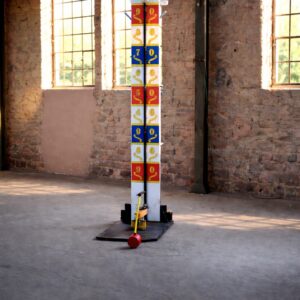 Hau den Lukas mieten Kraftmesser Eventmodul Jahrmarkt Spiel Saarland Saarbrücken Firmenfeier Stadtfest