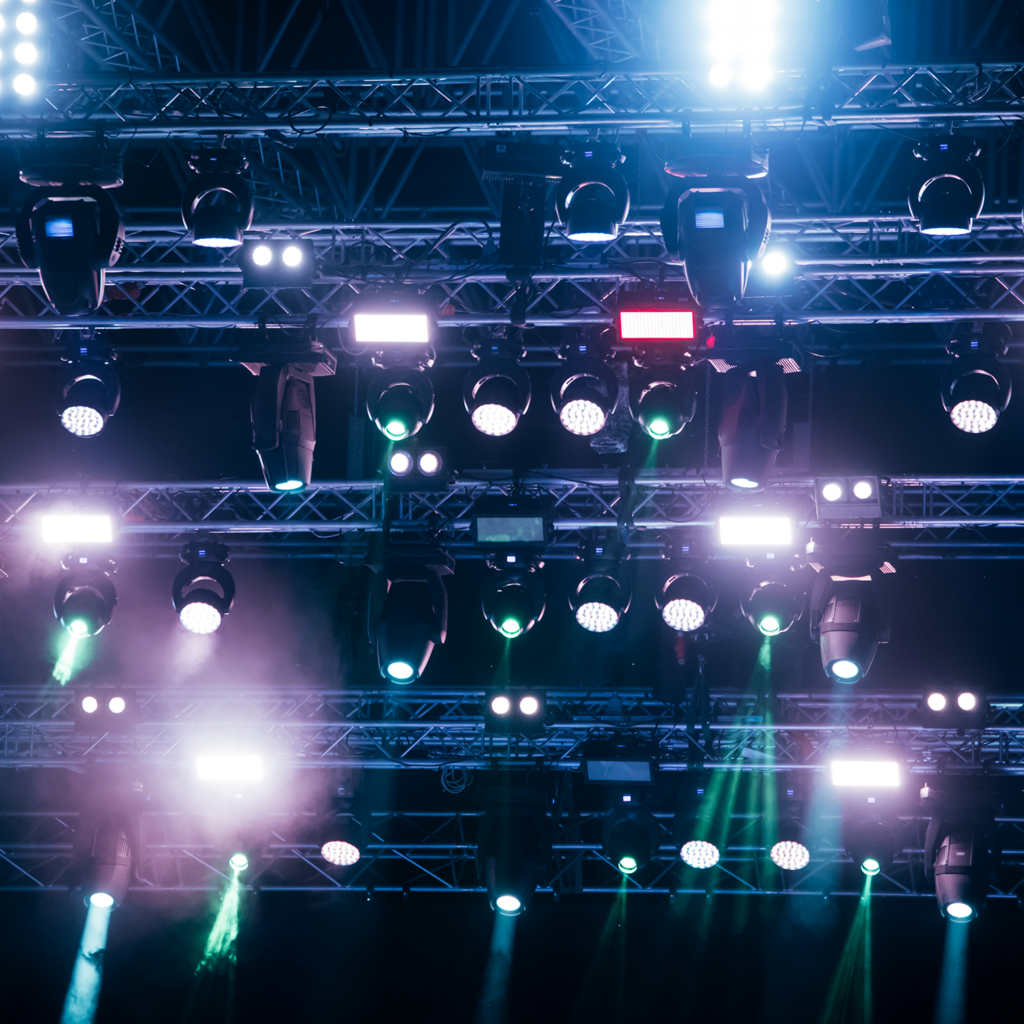 Lichttechnik auf einer Veranstaltung